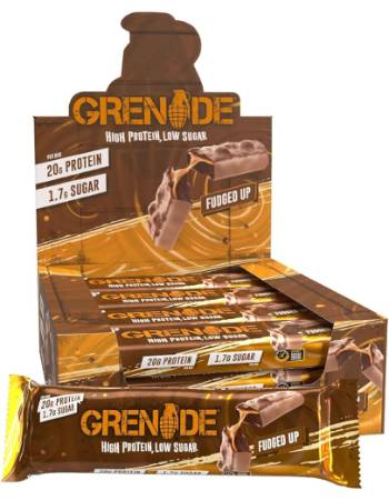 GRENADE CARB KILLA FUDGED UP PROTEIN BAR 60G | BUY 12 AND SAVE