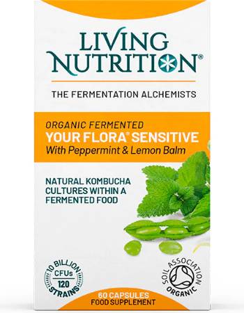 LIVING NUTRITION ORGANIC FERMENTED YOUR FLORA SENSITIVE 60 CAPSULES