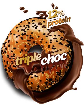MR YUMMY TRIPLE CHOCOLATE DONUT 70G (NEW)