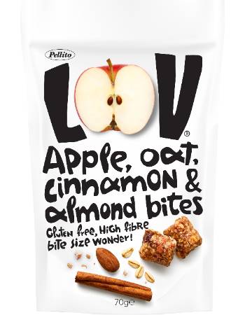 PELLITO LOV OAT BITES 70G | APPLE ALMOND & CINNAMON