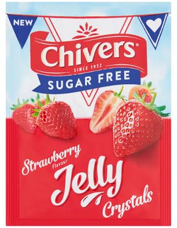 CHIVERS STRAWBERRY  SUGAR FREE JELLY 11.5G