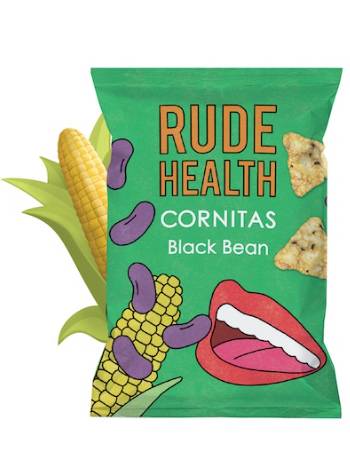 RUDE HEALTH BLACK BEAN CORNITAS 90G