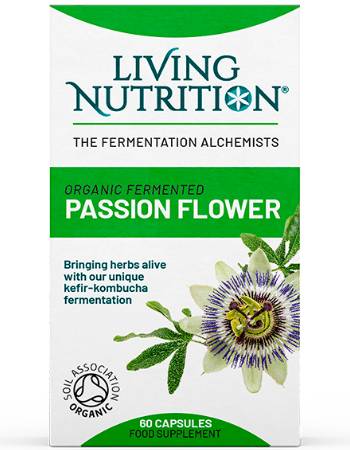 LIVING NUTRITION ORGANIC FERMENTED PASSION FLOWER 60 CAPSULES