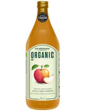 EAT WHOLESOME ORGANIC RAW APPLE CIDER VINEGAR 1L