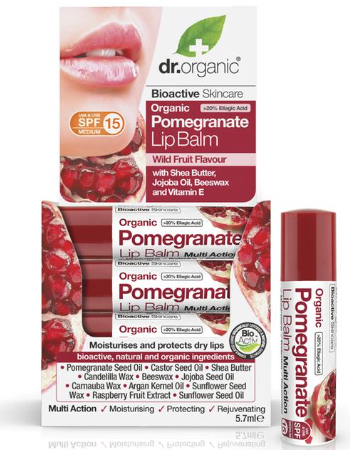 DR ORGANIC POMEGRANATE LIP BALM 5.7ML