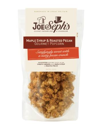 JOE AND SEPHS MAPLE SYRUP & ROASTED PECAN POPCORN 80G