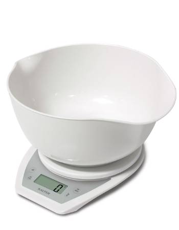 SALTER AQUATRONIC SCALE POURING BOWL (WHITE)