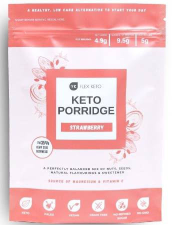 FLEX KETO PORRIDGE STRAWBERRY 250G