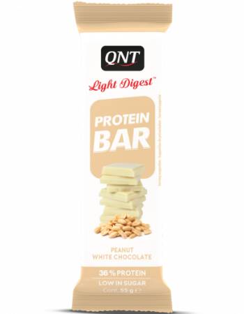 QNT LIGHT DIGEST PEANUT WHITE CHOCOLATE BAR 55G