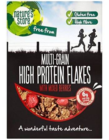 NATURES STORE MULTI-GRAIN HIGH PROTEIN FLAKES 300G
