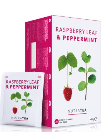 NUTRATEA RASPBERRY LEAF & PEPERMINT TEA