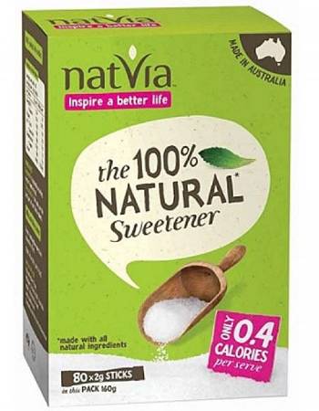 NATVIA SWEETENER 80 SACHETS