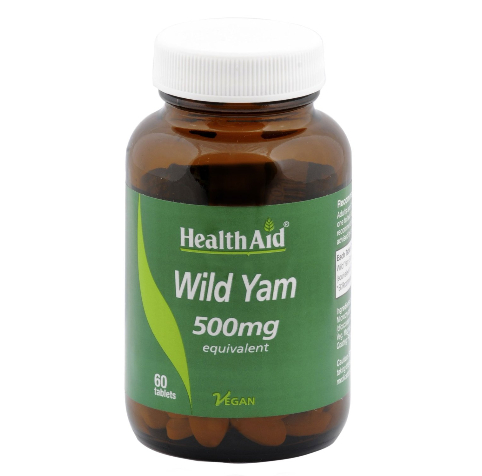 HEALTH AID WILD YAM 500MG 60 TABLETS