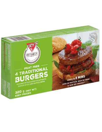 FRYS TRADITIONAL BURGERS 320G