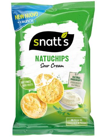 SNATT'S NATURCHIPS SOUR CREAM 23G