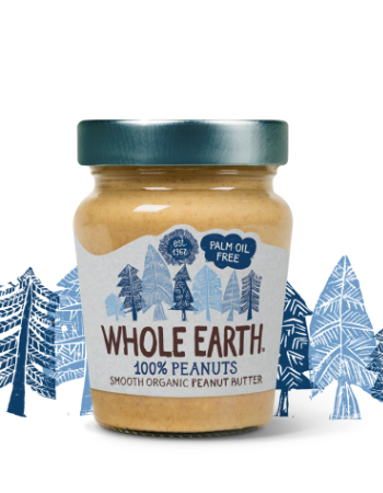 WHOLE EARTH 100% PEANUTS SMOOTH 227G