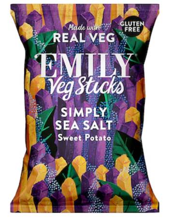 EMILY VEG STICKS SIMPLY SEA SALT SWEET POTATO 35G