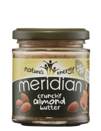 MERIDIAN CRUNCHY ALMOND BUTTER 170G