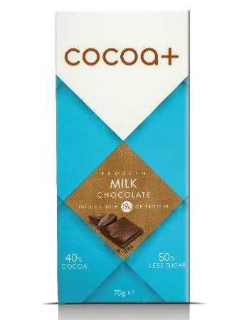 COCOA+ MILK CHOCOLATE 70G