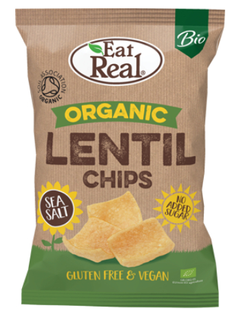 EAT REAL LENTIL SEA SALT 100G