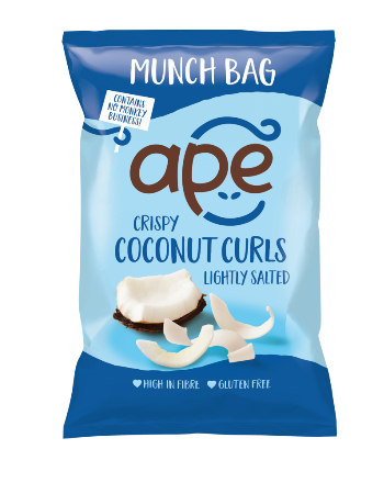 APE COCONUT CURLS LIGHTLY SALTED