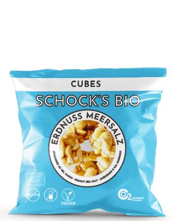 SCHOCKS BIO MINI CUBES PEANUTS 30G