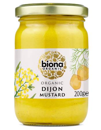 BIONA ORGANIC MUSTARD DIJON 200G