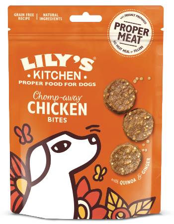 LILY'S KITCHEN CHICKEN BITES 70G