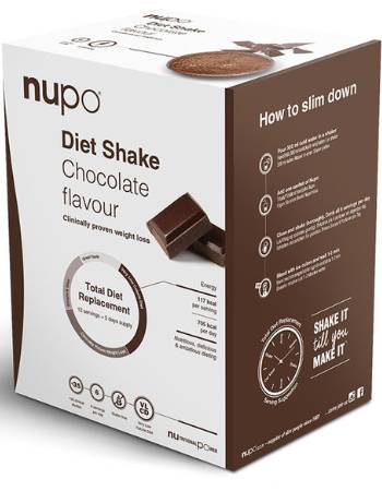 NUPO DIET SHAKE CHOCOLATE 384G (12 SERVINGS)