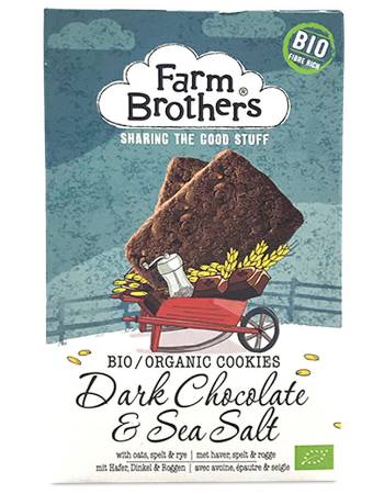 FARM BROTHERS BIO DARK CHOCOLATE & SEA SALT 150G