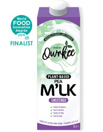 QWRKEE PEA MILK SWEETENED 1LTR