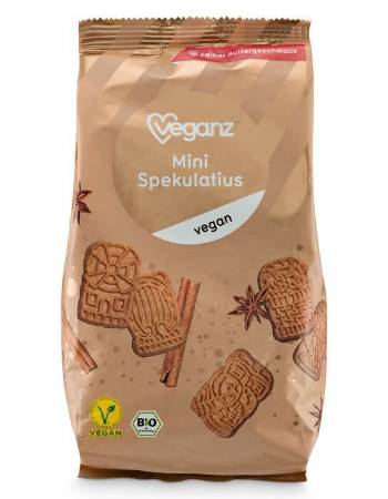 VEGANZ ORGANIC MINI SPEKULATUS BISCUIT 150G