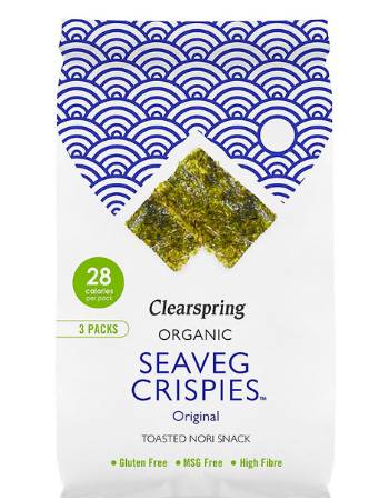 CLEARSPRING ORGANIC SEAVEG CRISPIES 3X4G