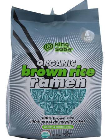 KING SOBA BROWN RICE RAMEN NOODLES 280G