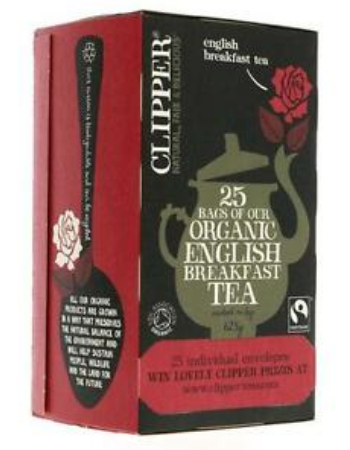 CLIPPER TEA ENGLISH BREAKFAST 25 BAGS