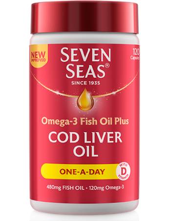 SEVEN SEAS COD LIVER OIL 120 CAPSULES
