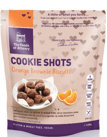 THE FOODS OF ATHENRY ORANGE BROWNIE COOKIE 120G