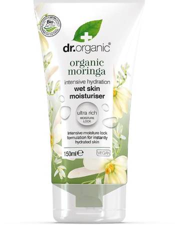 DR ORGANIC MORINGA WET SKIN MOISTURISER 150ML