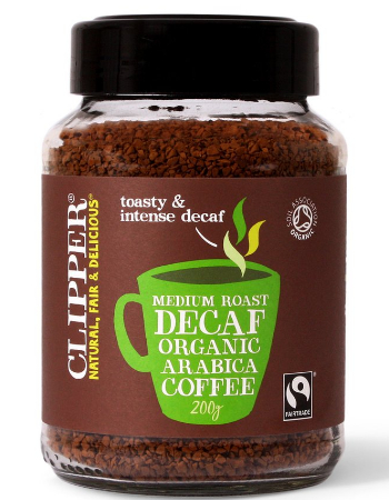 CLIPPER MEDIUM ROASTED DECAF COFFEE 200G