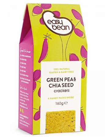 EASY BEAN GREEN PEAS & CHIA SEEDS 160G