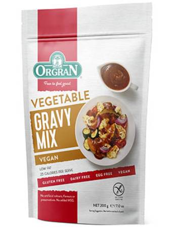 ORGRAN VEGETABLE GRAVY MIX 200G