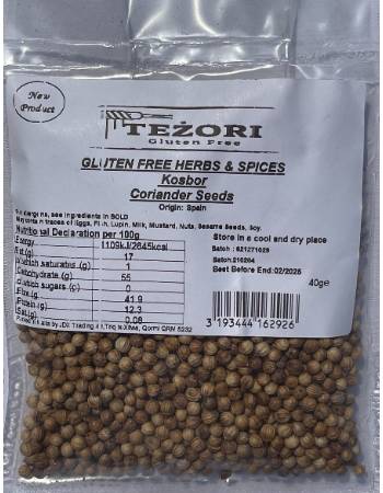 GLUTENFREEBISS GLUTEN FREE CORIANDER SEEDS 40G