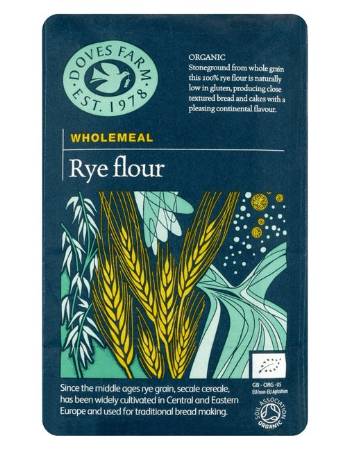 DOVES FARM WHOLEMEAL RYE FLOUR 1KG