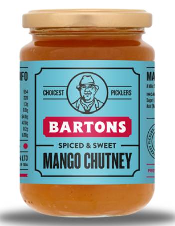 BARTONS MANGO CHUTNEY 340G