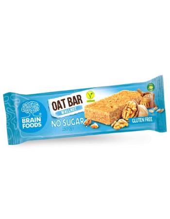 BRAIN FOODS WALNUT OAT BAR 70G