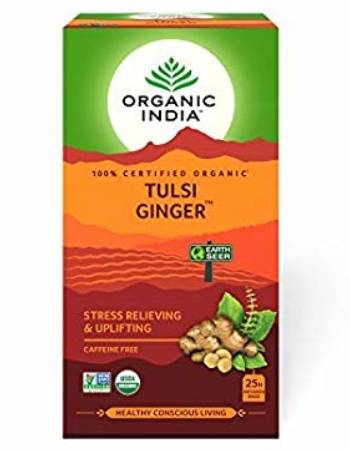 ORGANIC INDIA TULSI GINGER (25 BAGS)