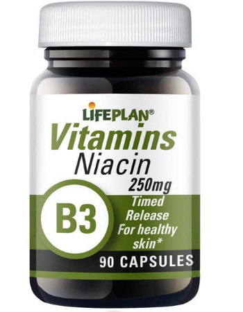 LIFEPLAN VITAMIN B3 NIACIN 250MG 90 CAPSULES