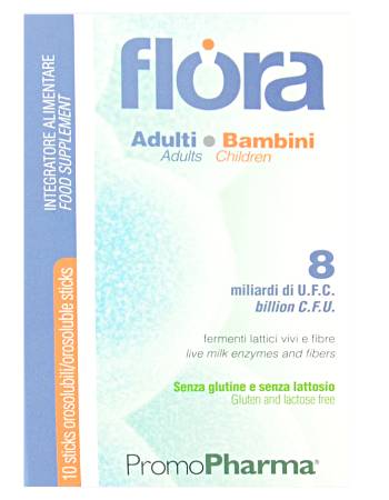 PROMOPHARMA FLORA 8 ADULTI BAMBINI 10 STICKS