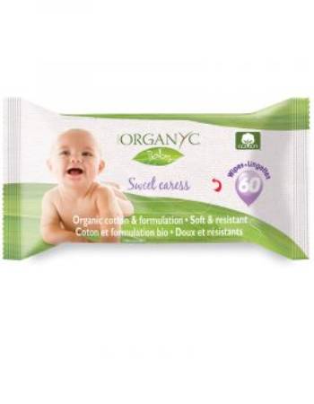 ORGANYC COTTON WIPES X60