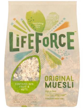 LIFEFORCE ORIGINAL MUESLI 750G